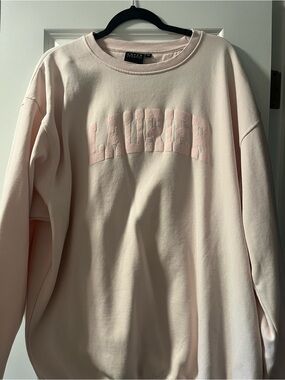 Laurier Pink Crewneck Sweatshirt - Women's Cozy Pullover